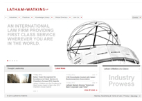 Latham & Watkins lanza su nueva web