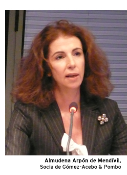 Almudena Arp�n de Mend�vil, socia de G�mez-Acebo & Pombo