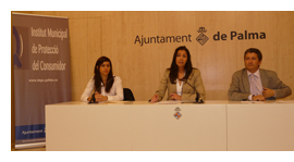Paticia Campomar, presidenta de la Agrupaci�n de J�venes Abogados de Baleares, Joana Maria 