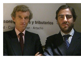 Christian Mes�a y Felipe Cavero de RCD