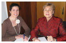 Alejandra Marqu�s y Joana Pons