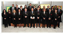 El Sal�n de Actos del Colegio de Abogados de M�laga acog�a el acto de jura de 10 nuevos letrados