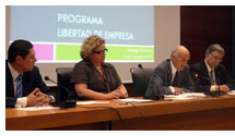Fundaci�n por la Justicia entrega en el ICAV los diplomas del programa �Libertad de Empresa�