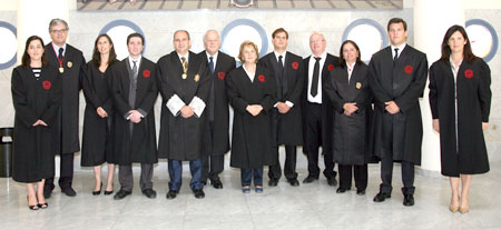 Acto de jura de nuevos abogados en el Colegio de Abogados de M�laga