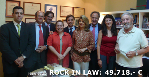 Los despachos l�deres en Espa�a entregan a la Fundaci�n Padre Garralda los 49.718 euros recaudados en el concierto ben�fico