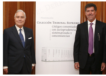 presentaci�n, presidida por Carlos D�var, presidente del Tribunal supremo y del CGPJ