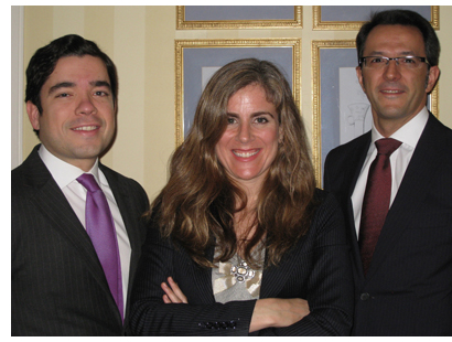 Raimundo Ortega, Marta Delgado y V�ctor Casarrubios de Jones Day