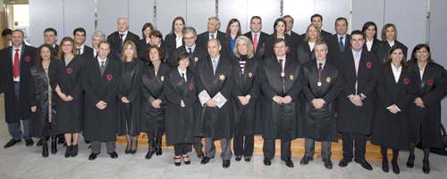 Acto de juramento de 13 nuevos letrados ICAM