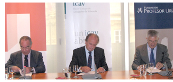 El Ilustre Colegio de Abogados de Valencia firma un convenio con las Fundaciones Fernando Pombo y Profesor Ur�a