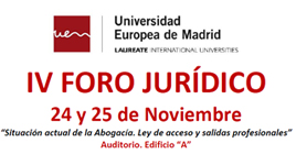 La Ley de acceso a la abogac�a a debate en la Universidad Europea de Madrid
