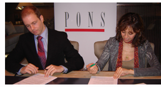 La Asociaci�n de J�venes Empresarios de Madrid y PONS han firmado un convenio de colaboraci�n