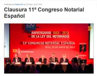 Puede ver la clausura del Congreso del Notariado