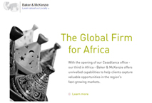 Baker & McKenzie abre una nueva oficina en Casablanca, la tercera en �frica