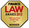 ECIJA galardonada con el Premio a la Mejor Firma de TMT del a�o 2012 en Espa�a por Finance Monthly 