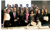 Destacados Juristas y expertos en mediaci�n, en la entrega de los premios AMMI 2012