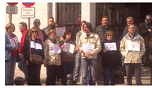 Manifestaci�n y juicio en Navalcarnero de los cooperativistas contra el exconcejal de urbanismo Fern�ndez Colomo