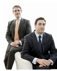 Santiago Mediano, presidente y Javier Berrocal, managing partner de Santiago Mediano Abogados