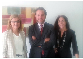 Luis Vericat, Sylvia Alonso y Marta G�mez-Luengo, socios directores de Avego Abogados: