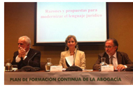 La modernizaci�n del lenguaje jur�dico, oral y escrito, clave para acercar la justicia al ciudadano