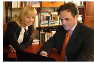 Marylin Delgado y Alejandro Ba�a