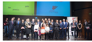 Catalina Hoffmann y Placido Arango, homenajeados por su trayectoria como emprendedores desde AJE MADRID