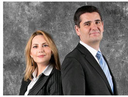 Margarita Santana y Daniel Jim�nez, socios directores de SLJ Abogados: