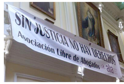 Arranca una Campa�a de Protesta de la abogac�a por la Reforma de la Justicia Gratuita que planea Gallard�n