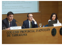 Sesi�n inaugural del I Curso de Derecho Concursal organizado por el Ilustre Colegio de Abogados de Tarragona