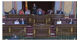 El Congreso aprueba el proyecto de Ley Org�nica de abdicaci�n de S.M. el Rey don Juan Carlos con 299 votos a favor