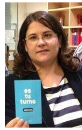 M� Elena S�enz de Jubera Higuero, Presidenta de la Agrupaci�n de Abogados J�venes de La Rioja y miembro de la Comisi�n de Turno de Oficio y Asistencia Jur�dica Gratuita de la Confederaci�n Espa�ola de Abogados J�venes