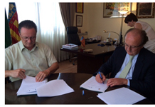 El ICAV y el Ayuntamiento de B�tera firman un convenio para fomentar la Mediaci�n 