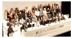 Los artistas, autores, editores y productores reclaman la retirada de la Ley Lassalle