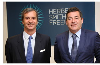 Miguel Ria�o y �lvaro Sainz,  Socio Director y Senior Partner Herbert Smith Freehills