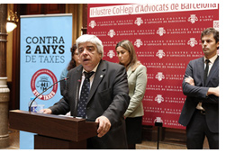 El ICAB anima a tuitear y a denunciar los agravios generados por las tasas judiciales