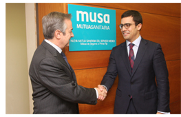 Firma de acuerdo de asistencia sanitaria entre Musa Mutua Sanitaria y la Agrupaci�n de J�venes Abogados de Madrid