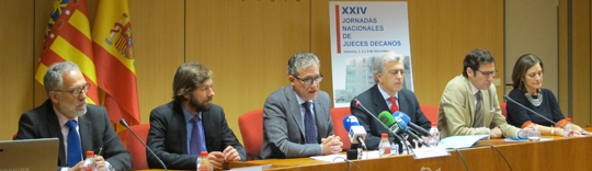 Los jueces decanos reclaman medidas inmediatas de choque para frenar el deterioro constante de nuestra justicia