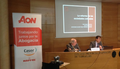 Jornada sobre sociedades mercantiles en el Ilustre Colegio de Abogados de Tarragona