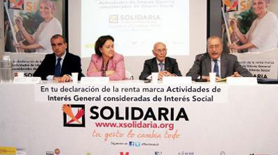 Las ONG sociales presentan hoy martes la nueva campaña 'X solidaria'