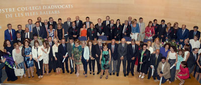La abogac�a balear rinde homenaje a los profesionales que este a�o cumplen 25 y 50 a�os de colegiaci�n