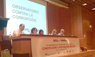 Jueces para la Democracia y UPF impulsan un Observatorio contra la Corrupci�n, abierto a la carrera fiscal y judicial