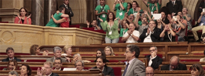 El Parlament recoge las propuestas de la abogac�a catalana en la Ley de medidas urgentes de emergencia habitacional