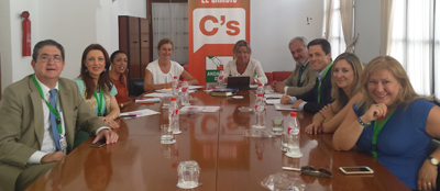 La #BrigadaTuitera se re�ne con el Grupo Parlamentario de Ciudadanos en Andaluc�a