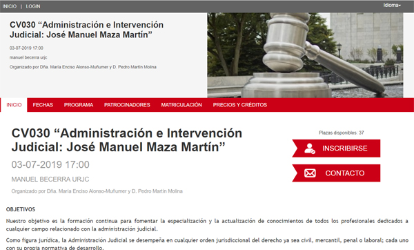 Cátedra de Administración e Intervención Judicial
