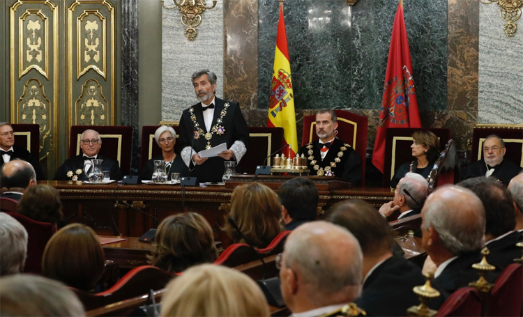 Carlos Lesmes en la apertura del Año Judicial