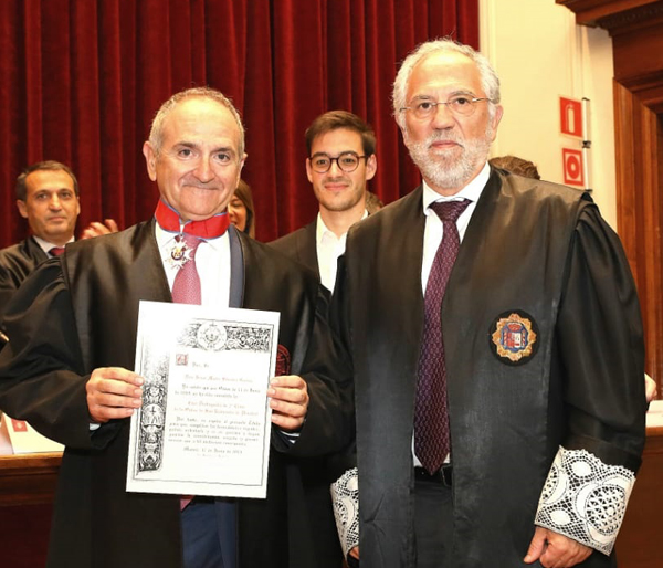 Jesús Sánchez, condecorado con la 'Cruz Distinguida de la Orden de San Raimundo de Peñafort'