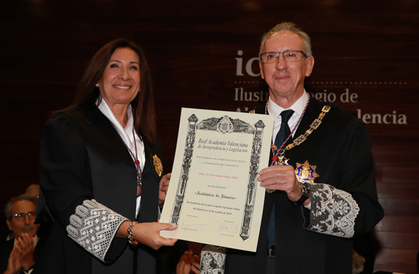 Gonzalo López Ebri, Real Academia Valenciana de Jurisprudencia y Legislación