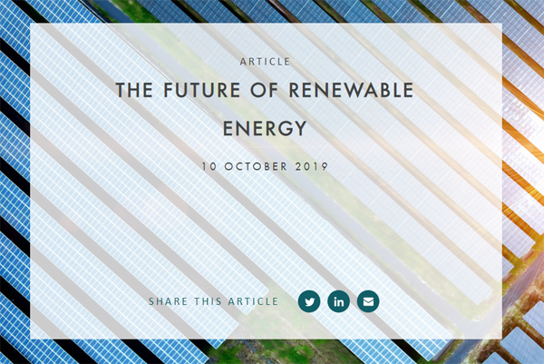 WFW El futuro de las energías renovables