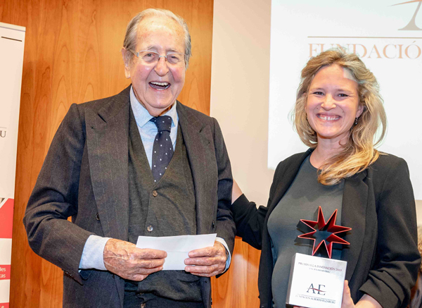 Alberto Elzaburu, Presidente de la Fundación y Núria Amigó