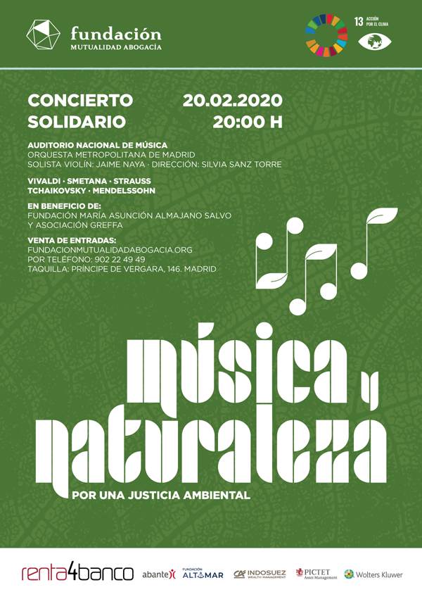 Mutualidad de la Abogacía concierto benéfico