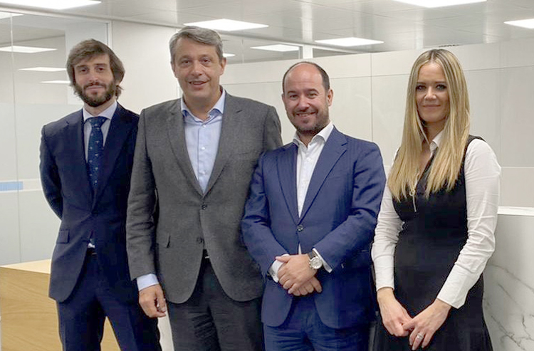 Rafael Rojas, David García, vicepresidente de RSM Spain, Ignacio Hidalgo y Rocío Vivo